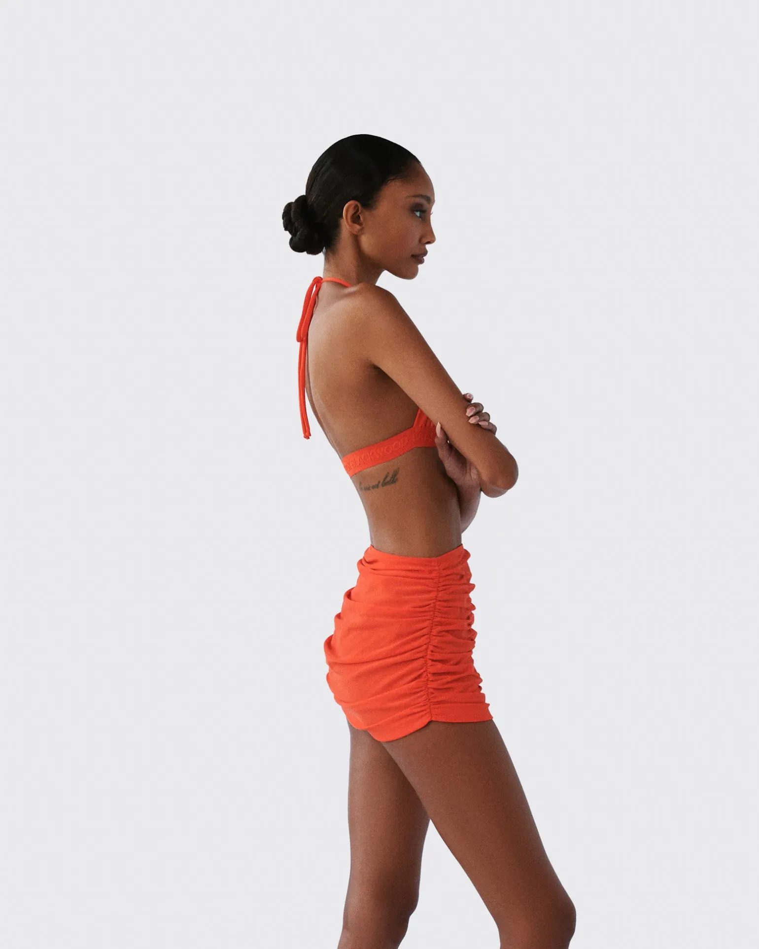 Ruched Swim Skirt