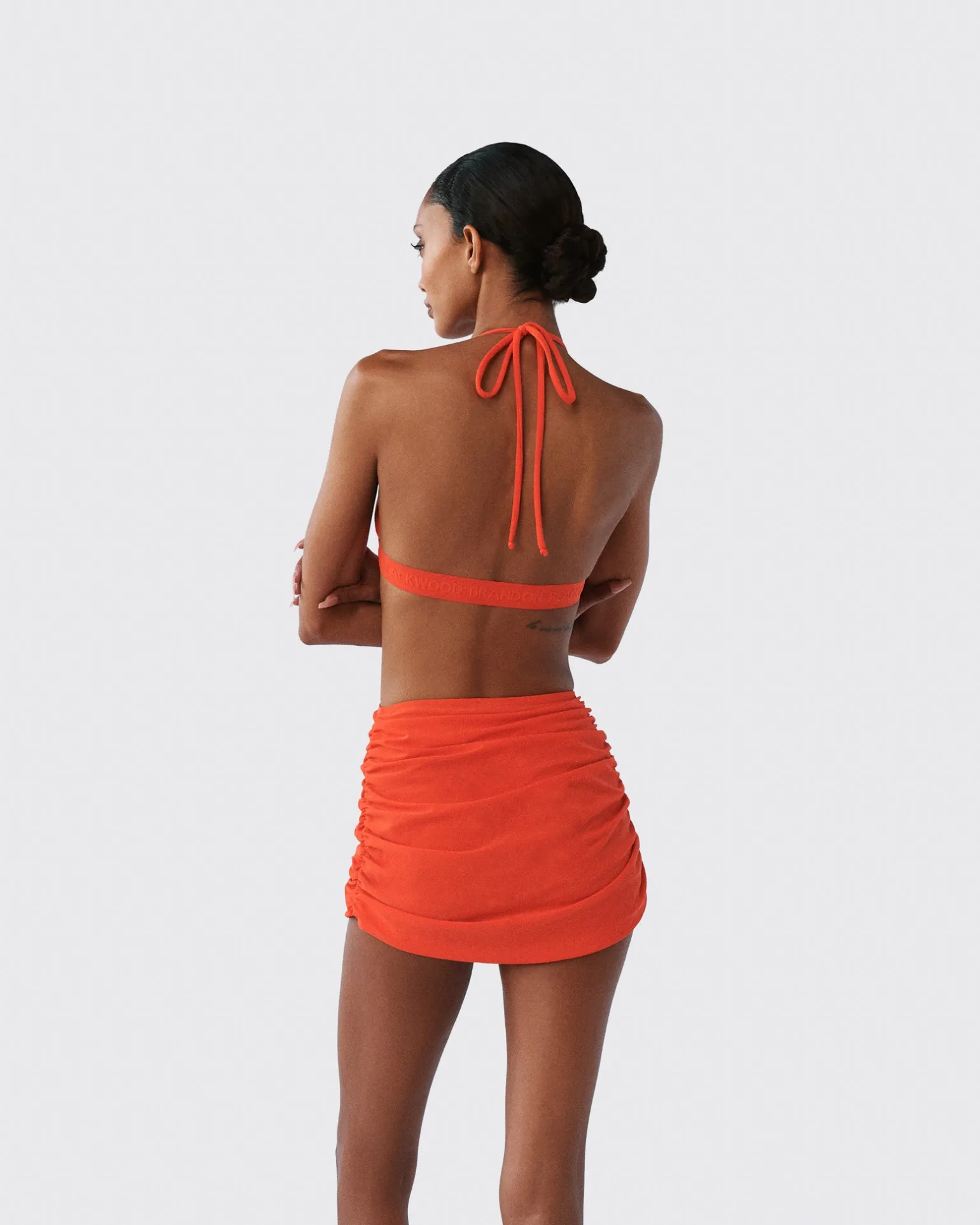 Ruched Swim Skirt