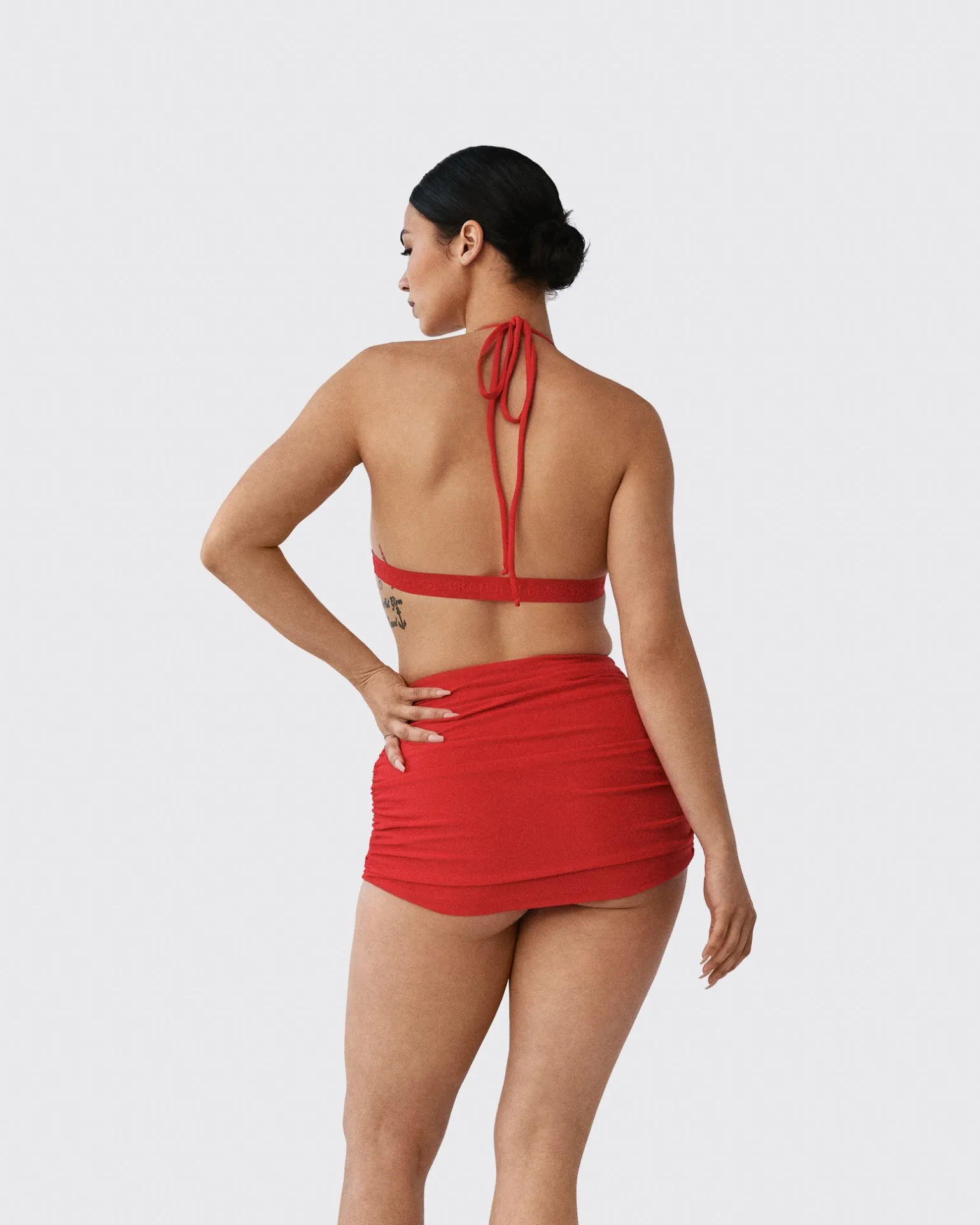 Ruched Swim Skirt