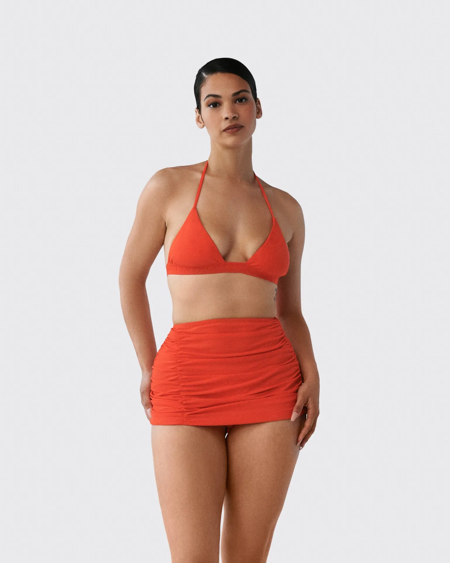 Ruched Swim Skirt