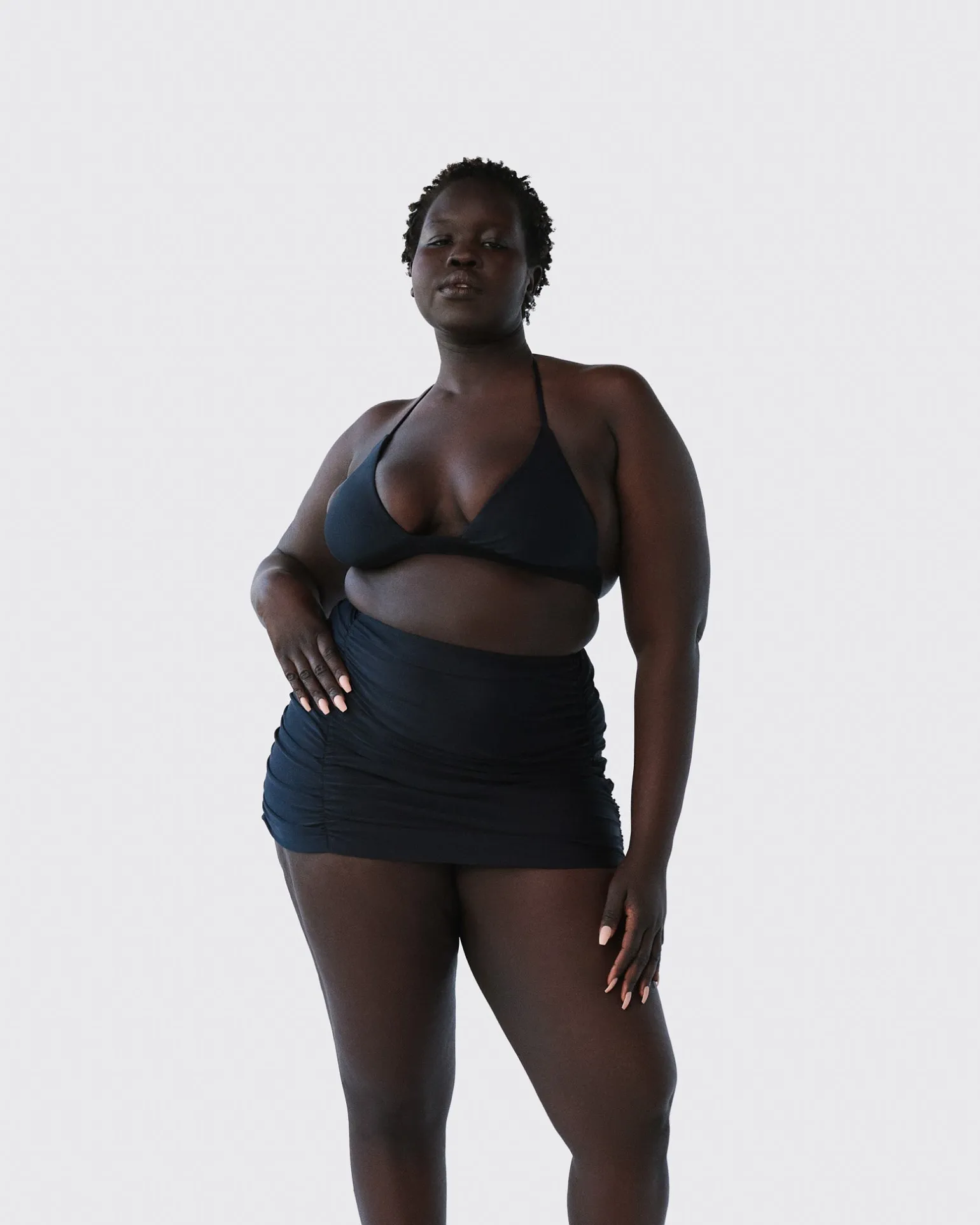 Ruched Swim Skirt
