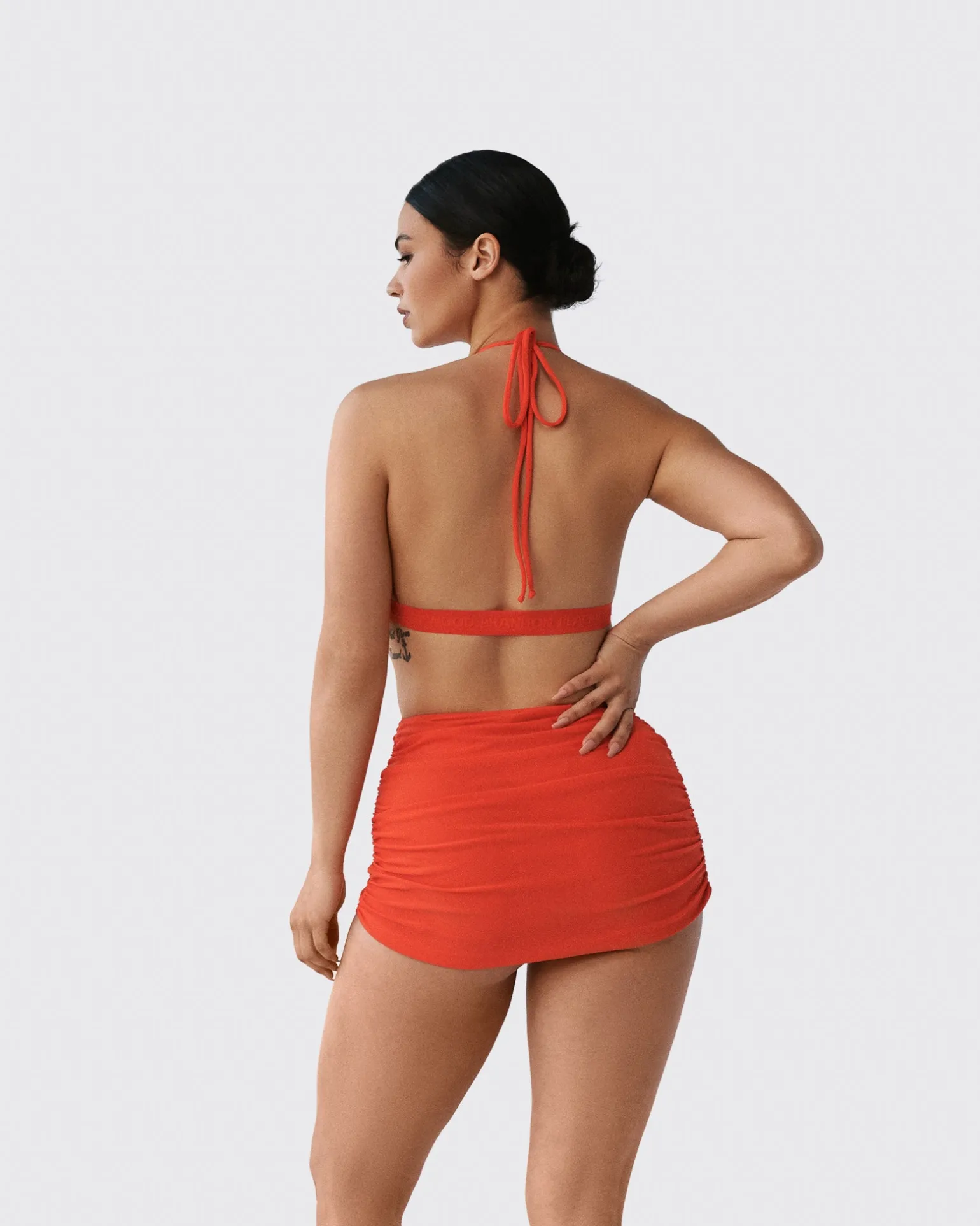 Ruched Swim Skirt