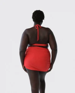 Ruched Swim Skirt