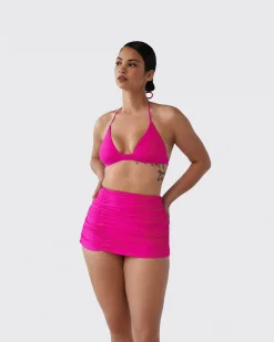 Ruched Swim Skirt