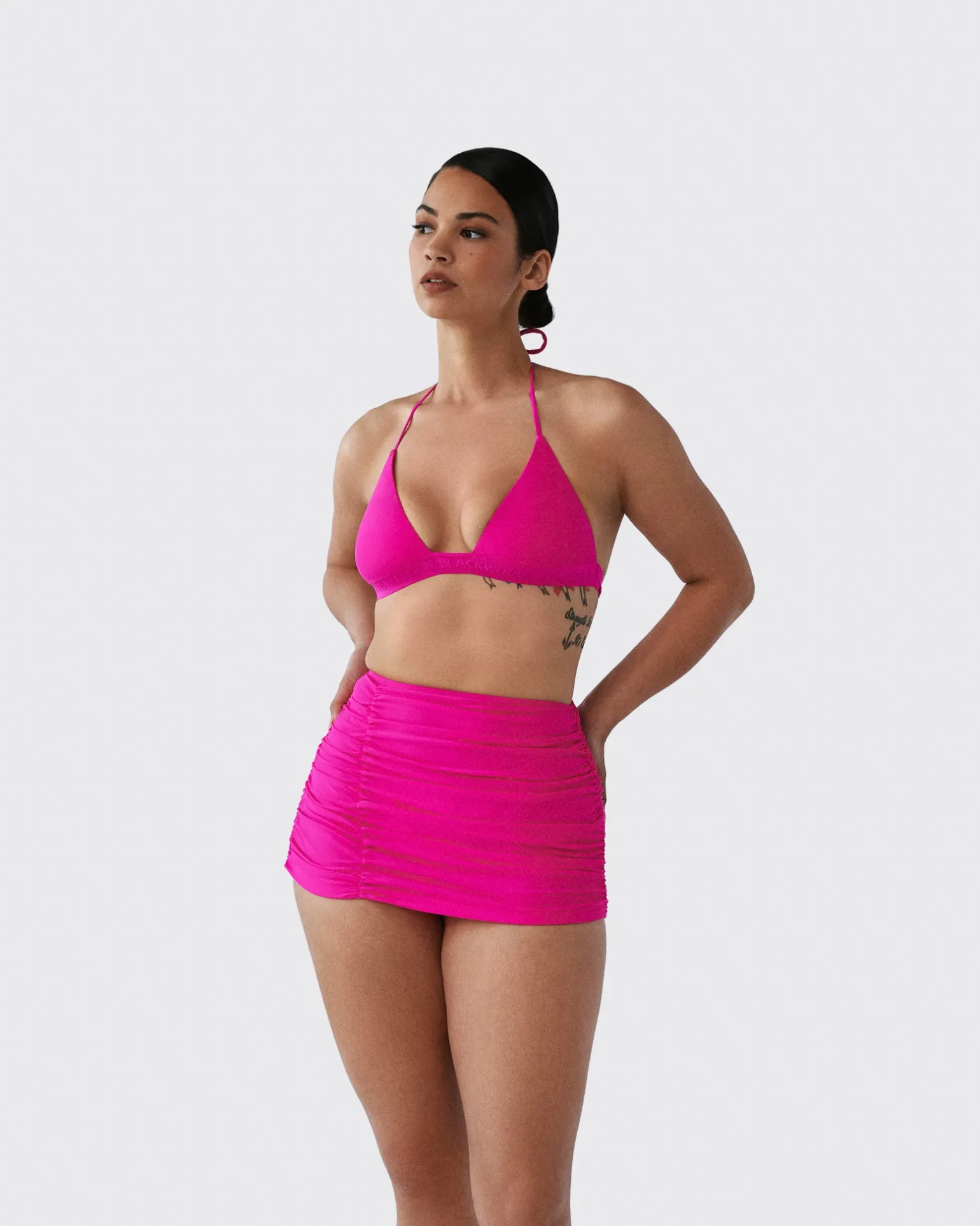 Ruched Swim Skirt
