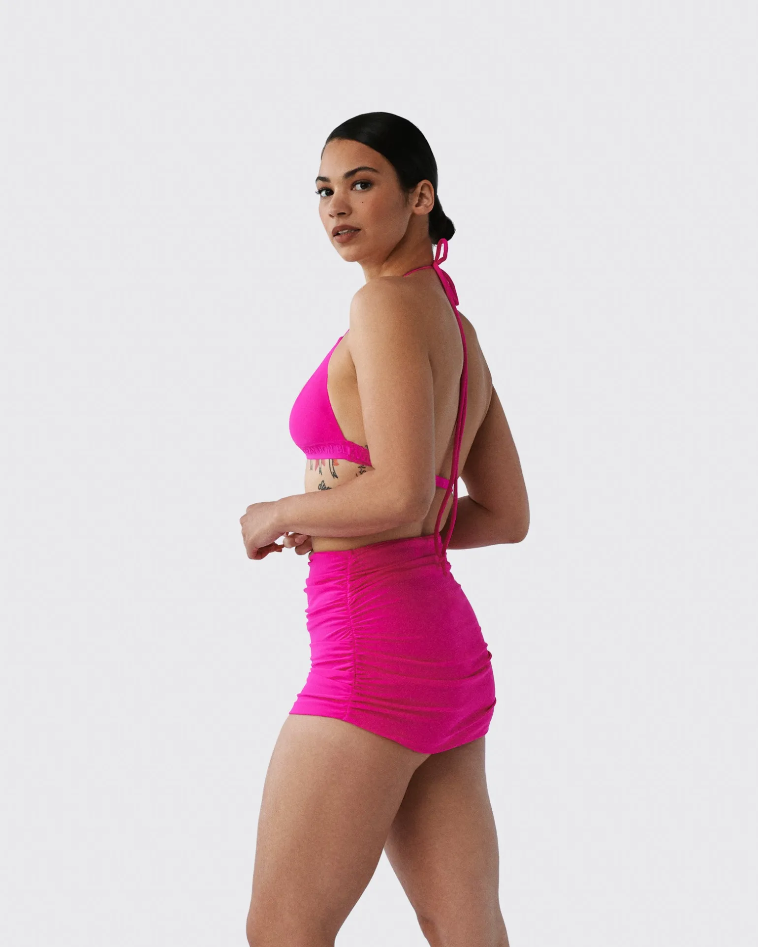 Ruched Swim Skirt