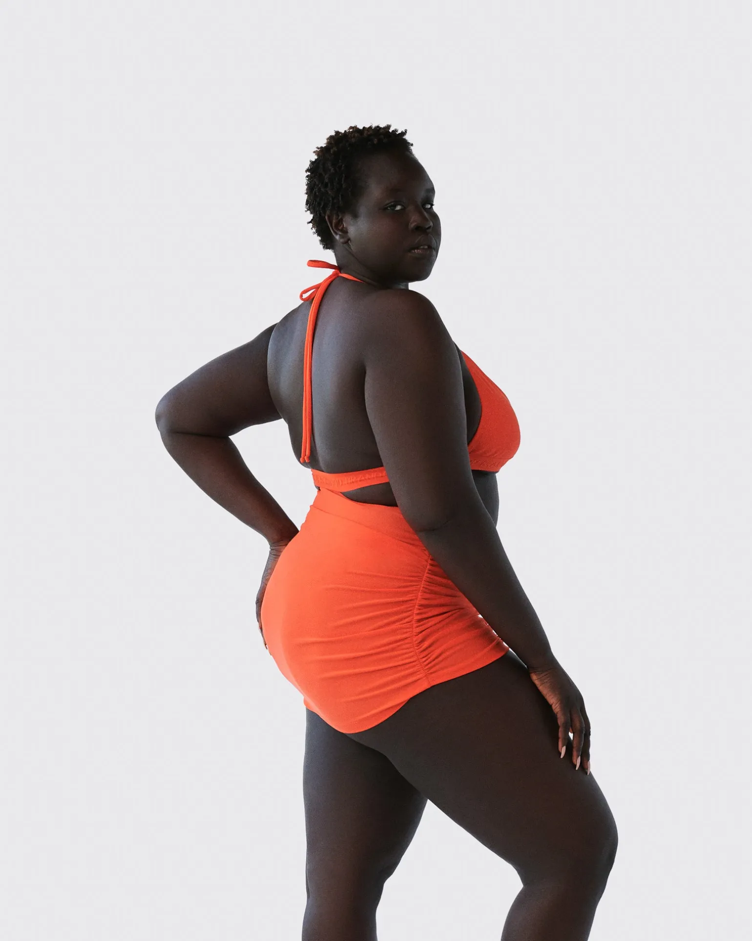 Ruched Swim Skirt